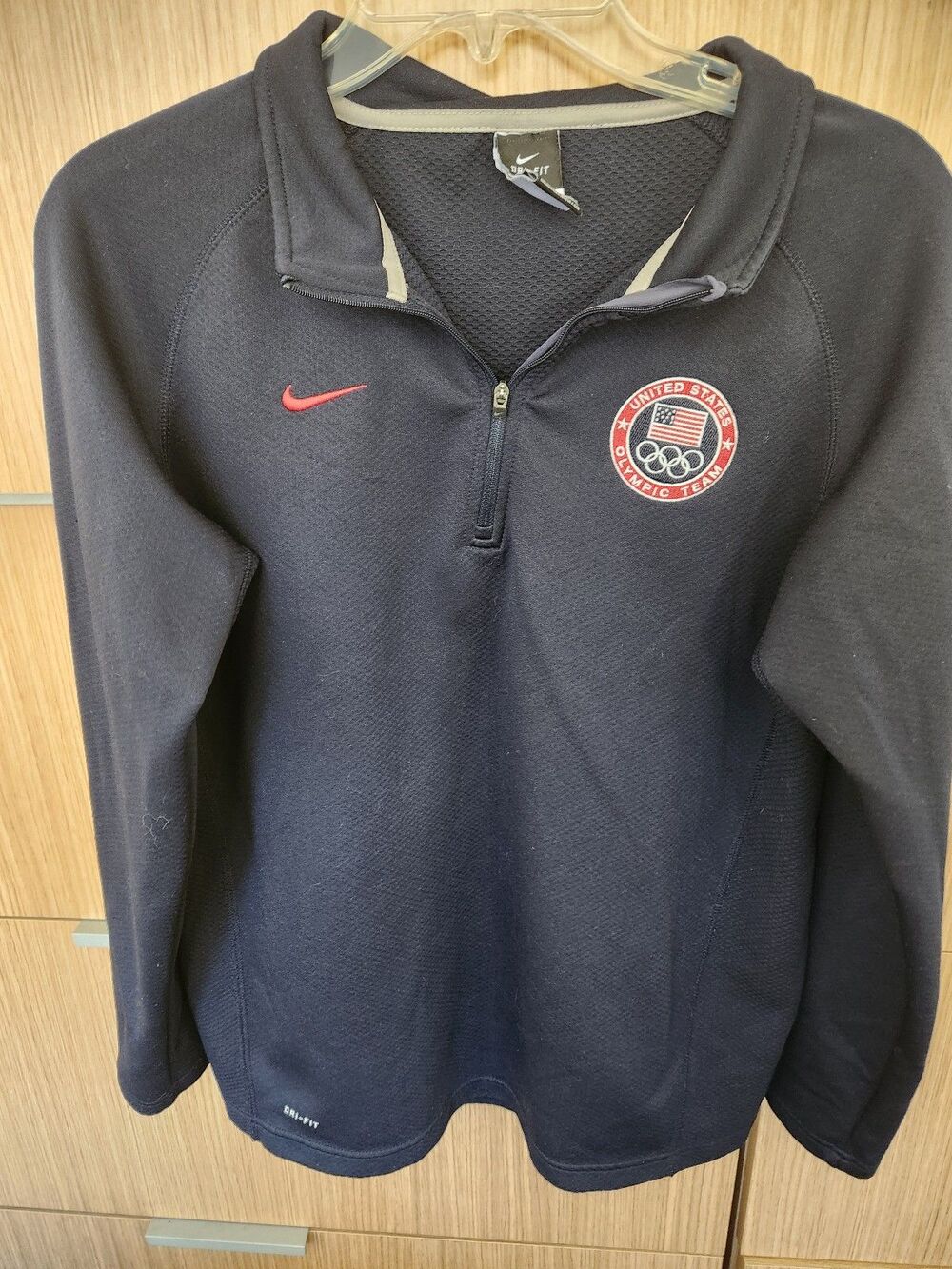 Nike Dri-Fit Women's US Olympic Team Dark Blue Full-Zip Jacket Size XL